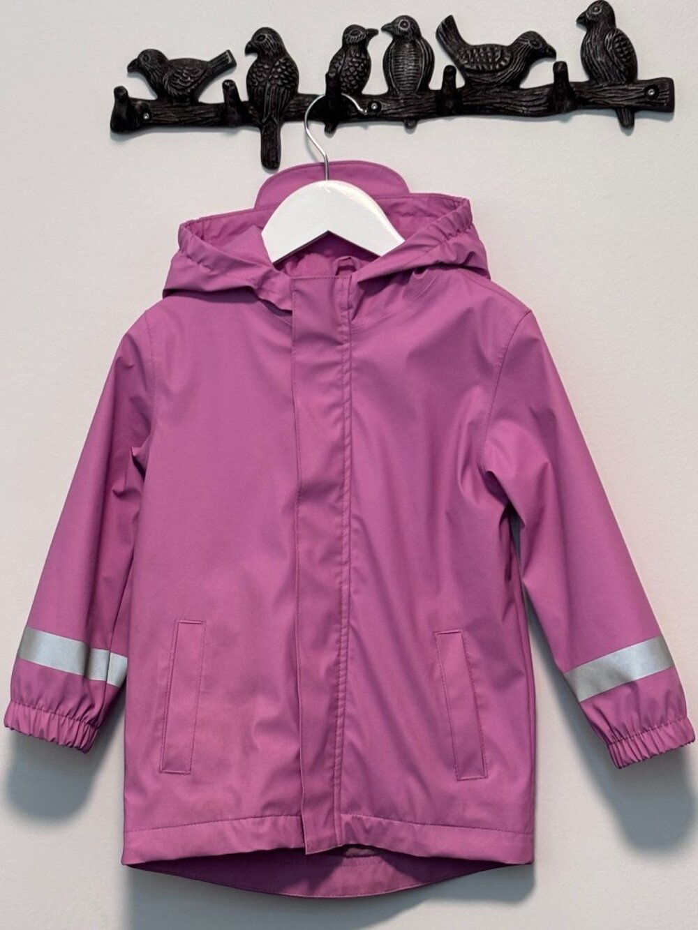 3T - Toddler Girls Rain Jacket - Mauve